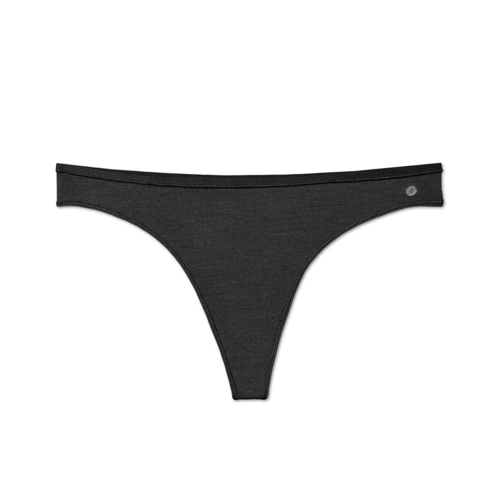 Allbirds Women's Trino® Thong - Briefs Black - UWP710845